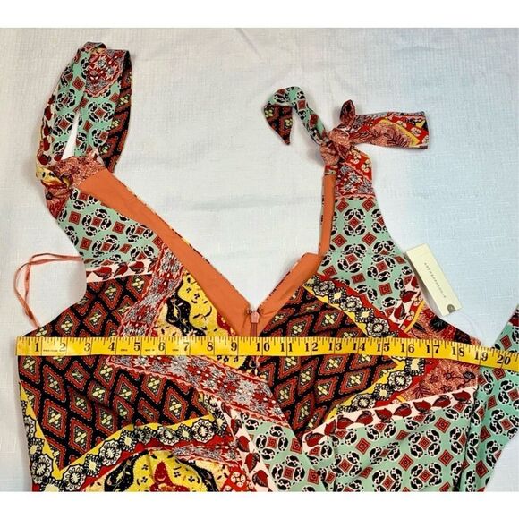 Anthropologie Harlyn Patterned Mairi Lined Jumpsuit Size Medium *Sold Out Online - Picture 6 of 8